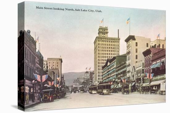 Main Street, Salt Lake City, Utah-null-Stretched Canvas