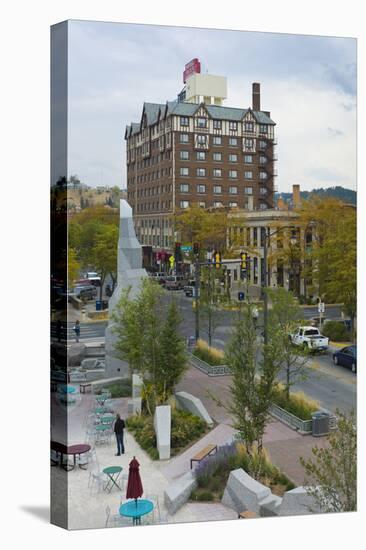 Main Street Square, Fort Hays, Rapid City, South Dakota, USA-Walter Bibikow-Premier Image Canvas