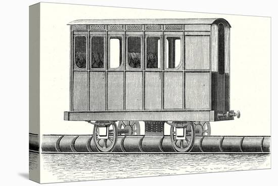 Main Wagon of the Atmospheric Railway of Saint-Germain Taken Out of Service in 1859-null-Premier Image Canvas