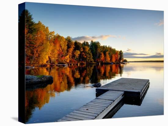 Maine, Baxter State Park, Lake Millinocket, USA-Alan Copson-Premier Image Canvas