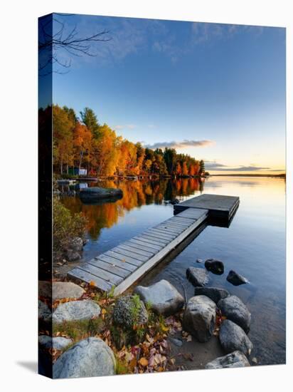 Maine, Baxter State Park, Lake Millinocket, USA-Alan Copson-Premier Image Canvas