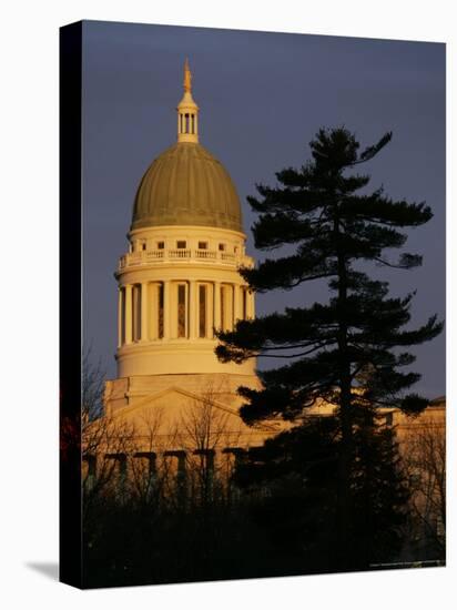 Maine State House, Augusta, Maine-Robert F. Bukaty-Premier Image Canvas