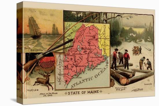 Maine-Arbuckle Brothers-Stretched Canvas