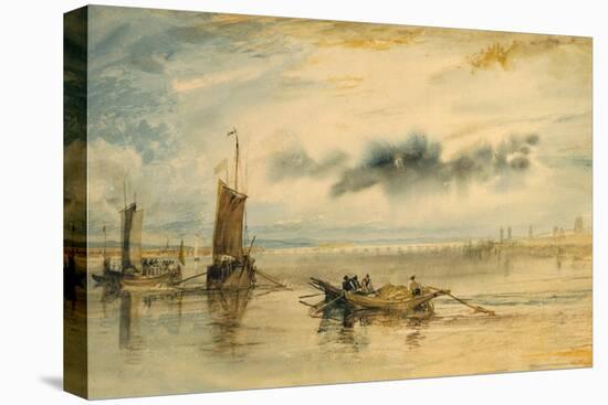 Mainz and Kastell, 1817-J. M. W. Turner-Premier Image Canvas