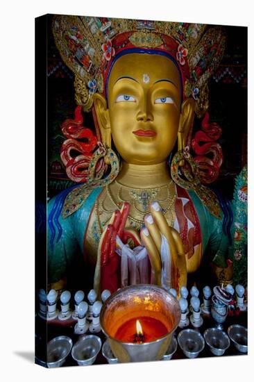 Maitreya Buddha at Thiksey Monastery, Leh, Ledakh, India-Ellen Clark-Premier Image Canvas