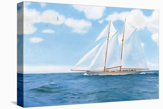 Majestic Sailboat-James Wiens-Stretched Canvas