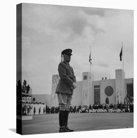 Major General William N. Haskell, During the Opening Ceremonies at the New York World's Fair-David Scherman-Premier Image Canvas