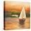 Majorcan Sail II-Adam Rogers-Stretched Canvas