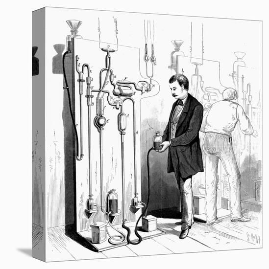 Making Edison Light Bulbs, 1880-null-Premier Image Canvas