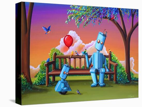 Making Friends-Cindy Thornton-Stretched Canvas