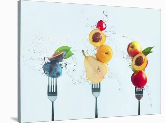 Making Fruit Salad-Dina Belenko-Stretched Canvas