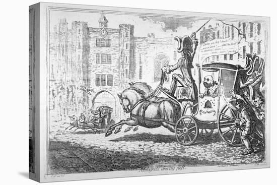 Malagrida Driving Post, 1792-James Gillray-Premier Image Canvas