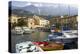 Malcesine, Harbor, Lake Garda, Lombardy, Italy-Peter Adams-Premier Image Canvas