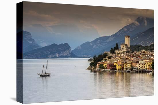 Malcesine, Lake Garda, Veneto, Italy-Stefano Politi Markovina-Premier Image Canvas