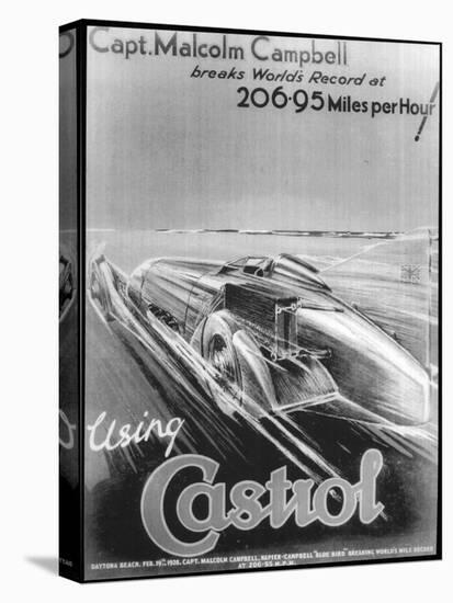 Malcolm Campbell Breaks World Land Speed Record, 19 February 1928-null-Premier Image Canvas