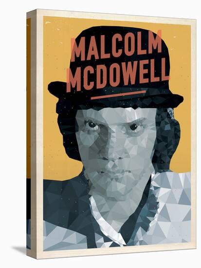 Malcolm McDowell-Meme Hernandez-Stretched Canvas