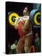 Male Lifting Heavy Weights in Competition at the Olympics-John Dominis-Premier Image Canvas