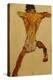 Male Nude seen from Back-Egon Schiele-Premier Image Canvas