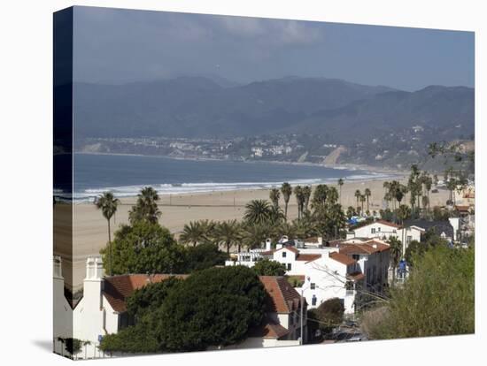 Malibu, from Palisades Park, Santa Monica, California, United States of America, North America-Ethel Davies-Premier Image Canvas