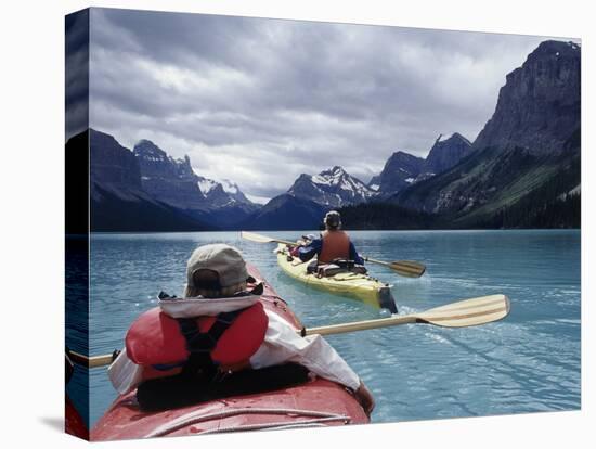 Maligne Lake Banff National Park Alberta Canada-null-Premier Image Canvas