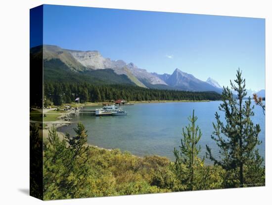 Maligne Lake, Jasper National Park, Rocky Mountains, Alberta, Canada-Hans Peter Merten-Premier Image Canvas