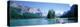 Maligne Lake Near Jasper, Alberta, Canada-null-Premier Image Canvas