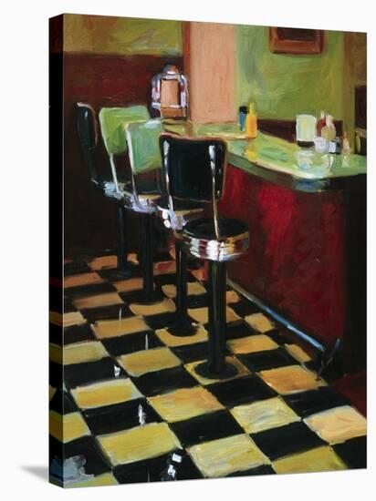 Malt Shop-Pam Ingalls-Stretched Canvas