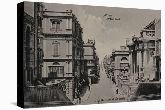 'Malta - Strada Reale', c1900-Unknown-Premier Image Canvas