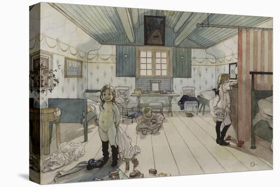 Mamma's and the Small Girl's Room, from 'A Home' series, c.1895-Carl Larsson-Premier Image Canvas