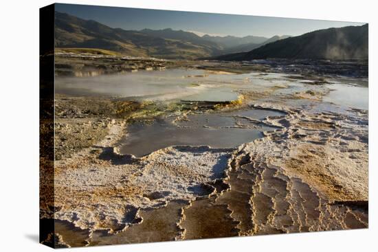 Mammoth Hot Springs, Yellowstone National Park, Wyoming, USA-Michel Hersen-Premier Image Canvas