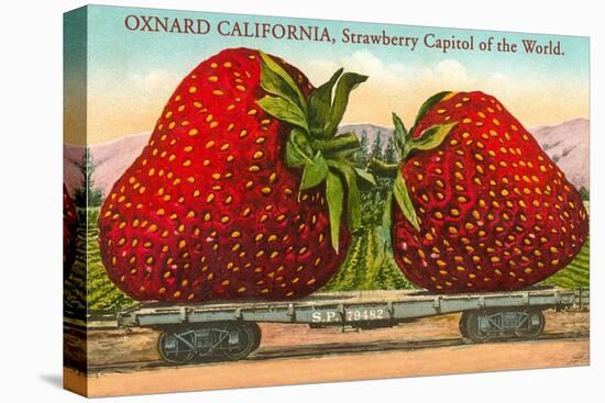 Mammoth Strawberry on Traincar, Oxnard, California-null-Stretched Canvas