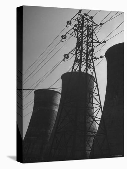 Mammoth Water Condensers at a Power Plant-George Lacks-Premier Image Canvas