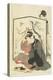 Man and Courtesan Smoking Pipes, C. 1804-Kitagawa Utamaro-Premier Image Canvas