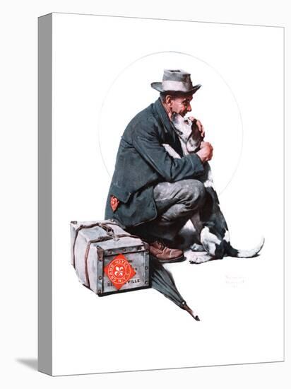 "Man and Dog" or "Pals", September 27,1924-Norman Rockwell-Premier Image Canvas