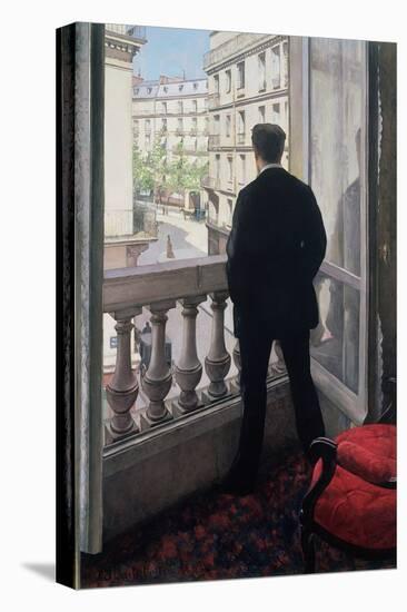 Man at the Window. 1875-Gustave Caillebotte-Premier Image Canvas