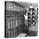 Man Checking Equipment Inside a Stable's Tack Room-Alfred Eisenstaedt-Premier Image Canvas