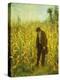 Man in a Cornfield-Eastman Johnson-Premier Image Canvas