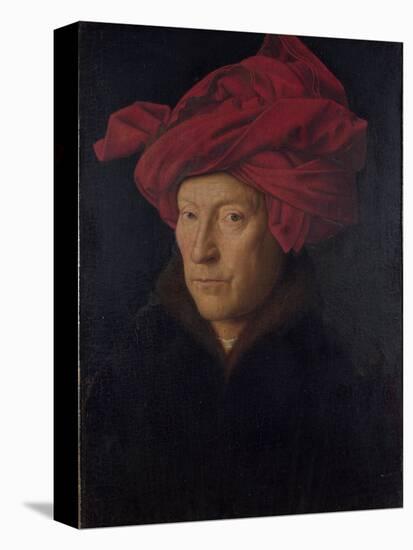 Man in a Red Turban (Formerly Self-Portrait)-Jan van Eyck-Premier Image Canvas