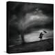 Man in the Wind-Radovan Skohel-Premier Image Canvas