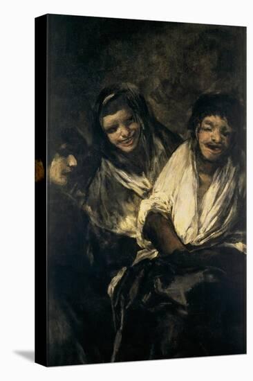 Man Mocked by Two Women (Women Laughing or the Ministratio)-Francisco de Goya-Premier Image Canvas