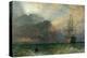 Man O'War and a Stormy Sunset (The Guardship), 1875-Henry Dawson-Premier Image Canvas