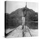 Man on a Raft, Kingston, Jamaica, 1931-null-Premier Image Canvas