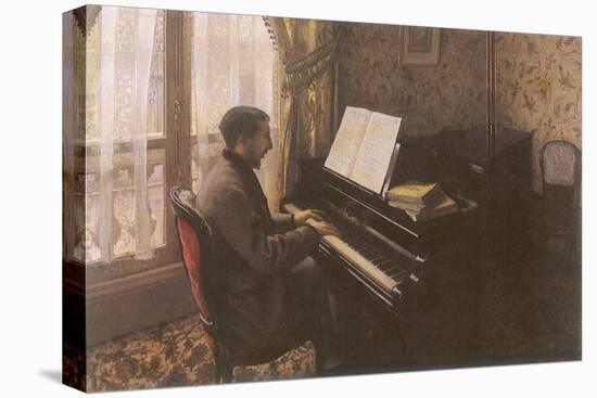 Man Playing Piano, 1876-Gustave Caillebotte-Premier Image Canvas