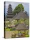 Man Reading at Besakih Temple, Bali, Indonesia, Southeast Asia, Asia-Sakis Papadopoulos-Premier Image Canvas