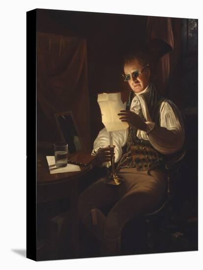 Man Reading by Candlelight, 1805-08 (Oil on Canvas)-Rembrandt Peale-Premier Image Canvas