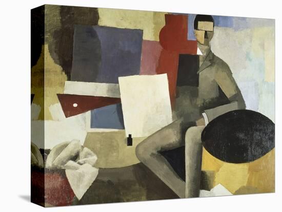 Man Seated-Roger de La Fresnaye-Premier Image Canvas