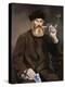 Man Smoking a Pipe-Edouard Manet-Premier Image Canvas