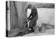 Man Tapping Sugar Maple Tree to Collect Maple Syrup, Vermont, 1940-Marion Post Wolcott-Premier Image Canvas