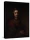 Man with a Magnifying Glass, c.1660-Rembrandt van Rijn-Premier Image Canvas