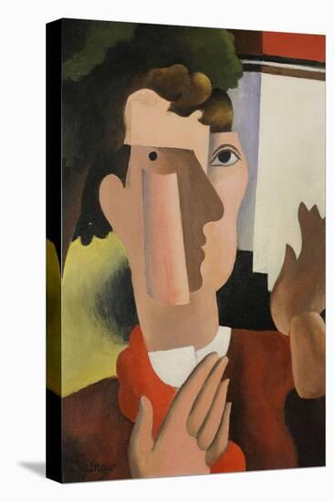 Man with a Red Scarf, 1922-Roger de La Fresnaye-Premier Image Canvas